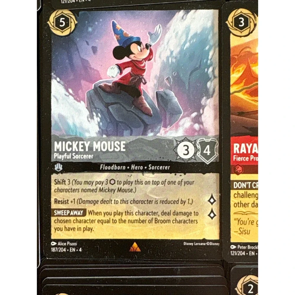Disney Lorcana TCG Bulk Card Collection Lot 3800+ Cards Mickey Mouse Robin Hood